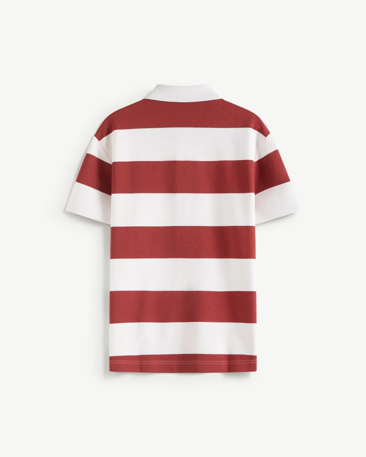 Áo polo nam tay ngắn sọc phối patch.Fitted - ROUTINE 10F25POL025