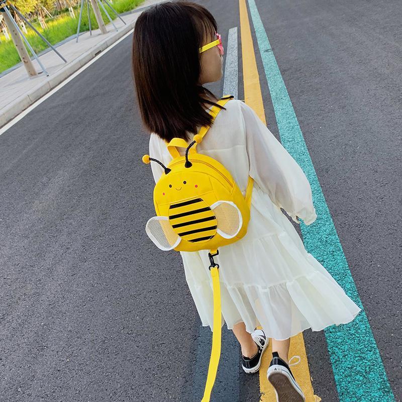 Ba Lô Trẻ Em Hình Hoạt Hình Ong Dễ Thương Học Du Lịch Trẻ Em Chống Mất Kawaii Mẫu Giáo Bé Trai Bé Gái Lưng Thời Trang Hợp Thời Trang