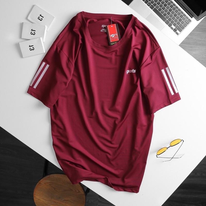 Áo thun nam 3 sọc màu đen big size