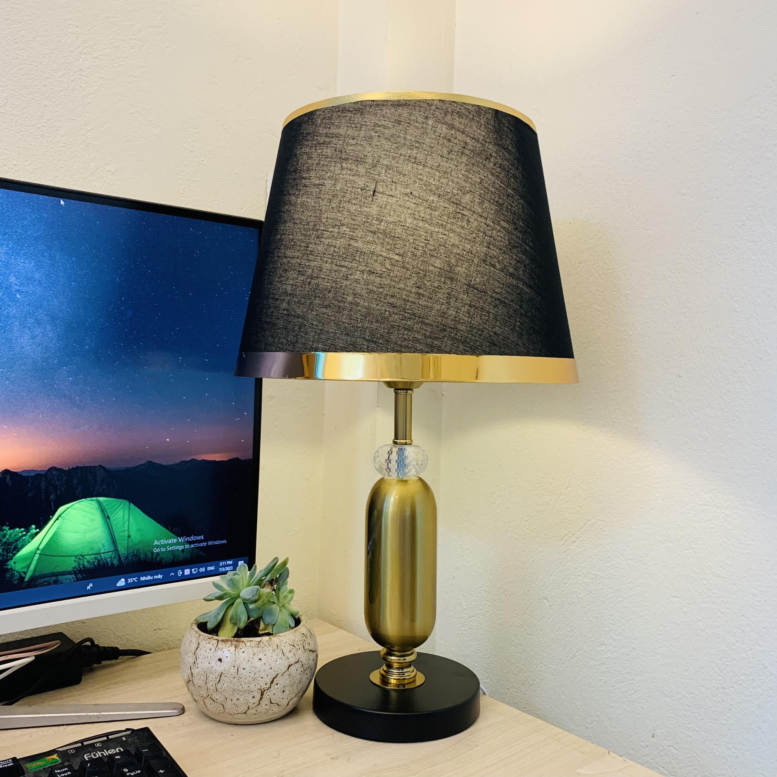 Đèn bàn MONSKY hiện đại kiểu dáng cao cấp trang trí nội thất sang trọng - kèm bóng led