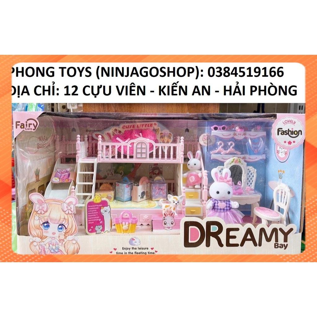 Set 6 hộp búp bê THỎ CONY DREAM và phụ kiện trong phòng cực dễ thương cho bé gái