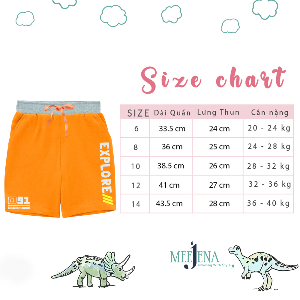 Quần Cho Bé Trai 20 - 40 Kg - Vải Chân Cua - MEEJENA - 1068