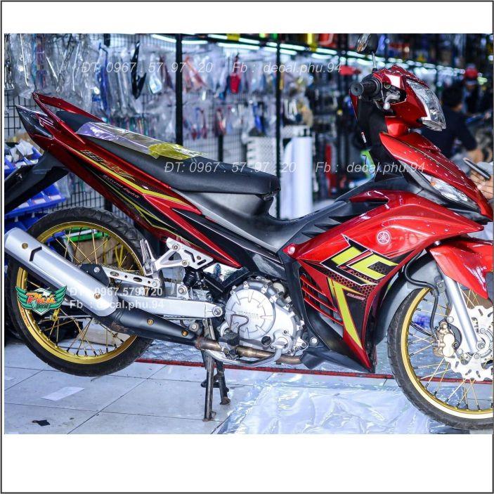 Tem Rời Exciter 135 Lc đỏ đen vàng