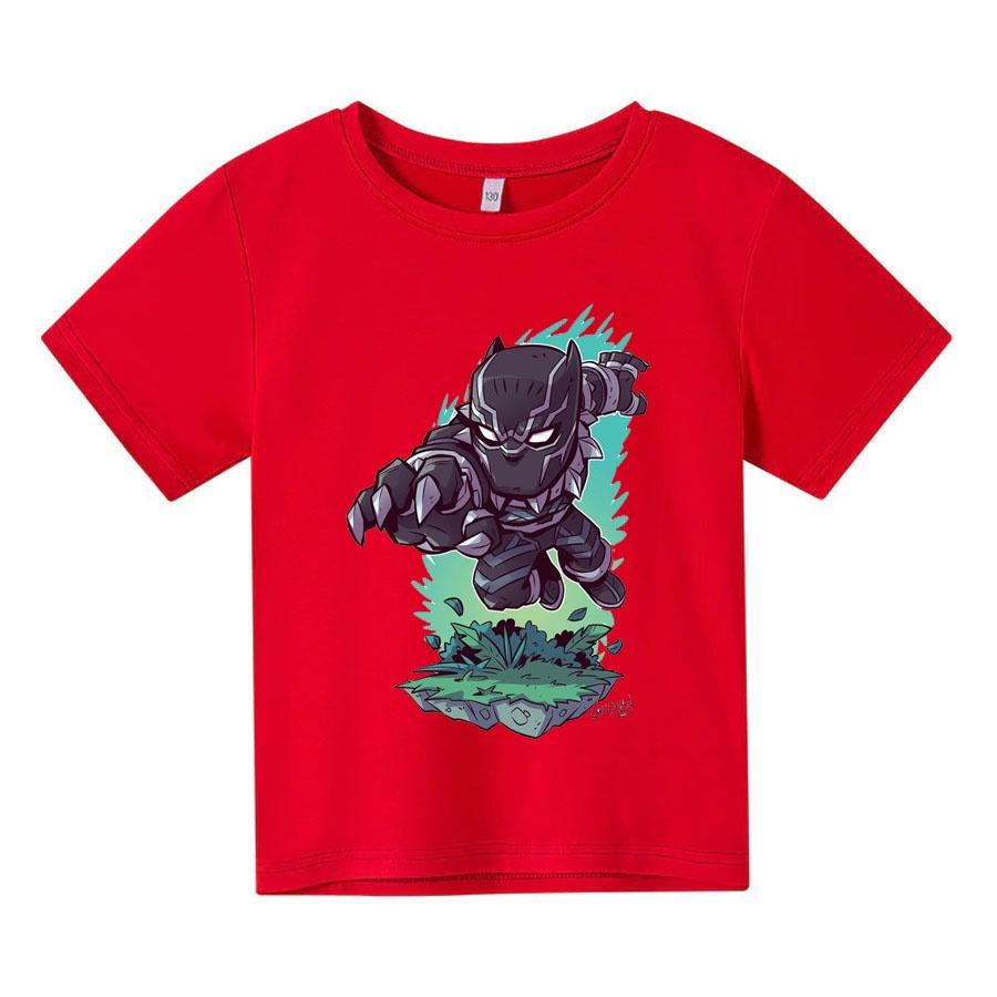 Áo thun trẻ em BLACK PANTHER CHIBI, 4 màu, có size người lớn, Anam Store