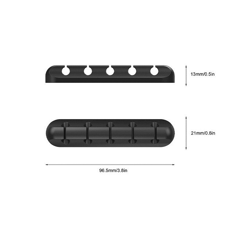 Miếng Kẹp Giữ Cố Định Dây Sạc Dây Cáp Silicon - Hàng Nhập Khẩu