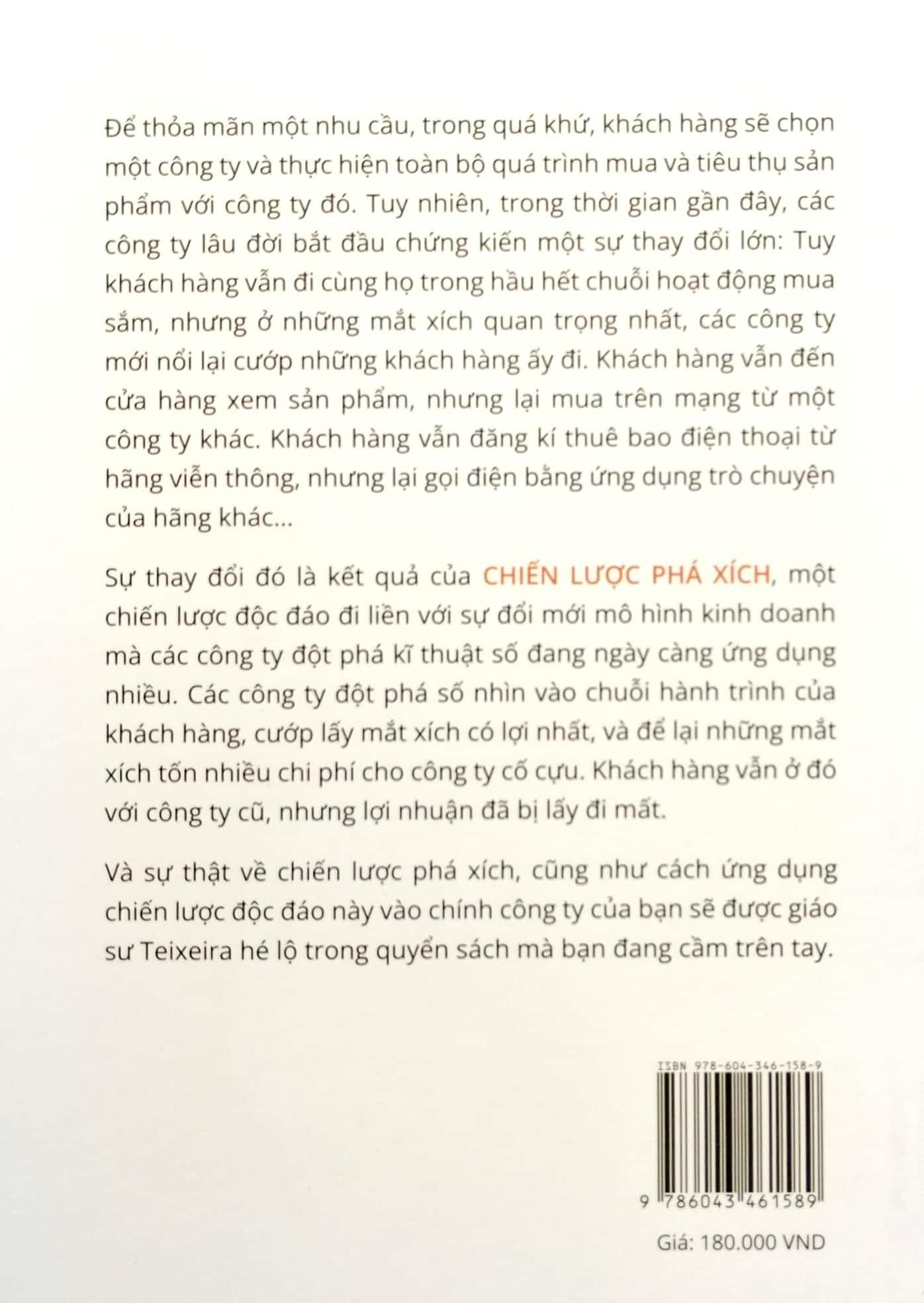 Chiến Lược Phá Xích - Mở Khóa Chuỗi Giá Trị Khách Hàng - Phương Pháp Cạnh Tranh Bằng Đổi Mới Mô Hình Kinh Doanh