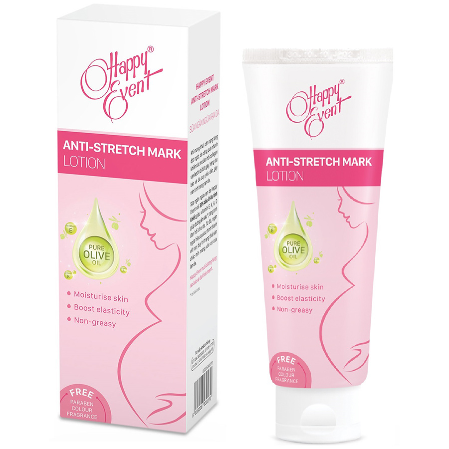 Sữa Ngăn Ngừa Rạn Da Happy Event  Anti-Stretch Mark Lotion 100ml