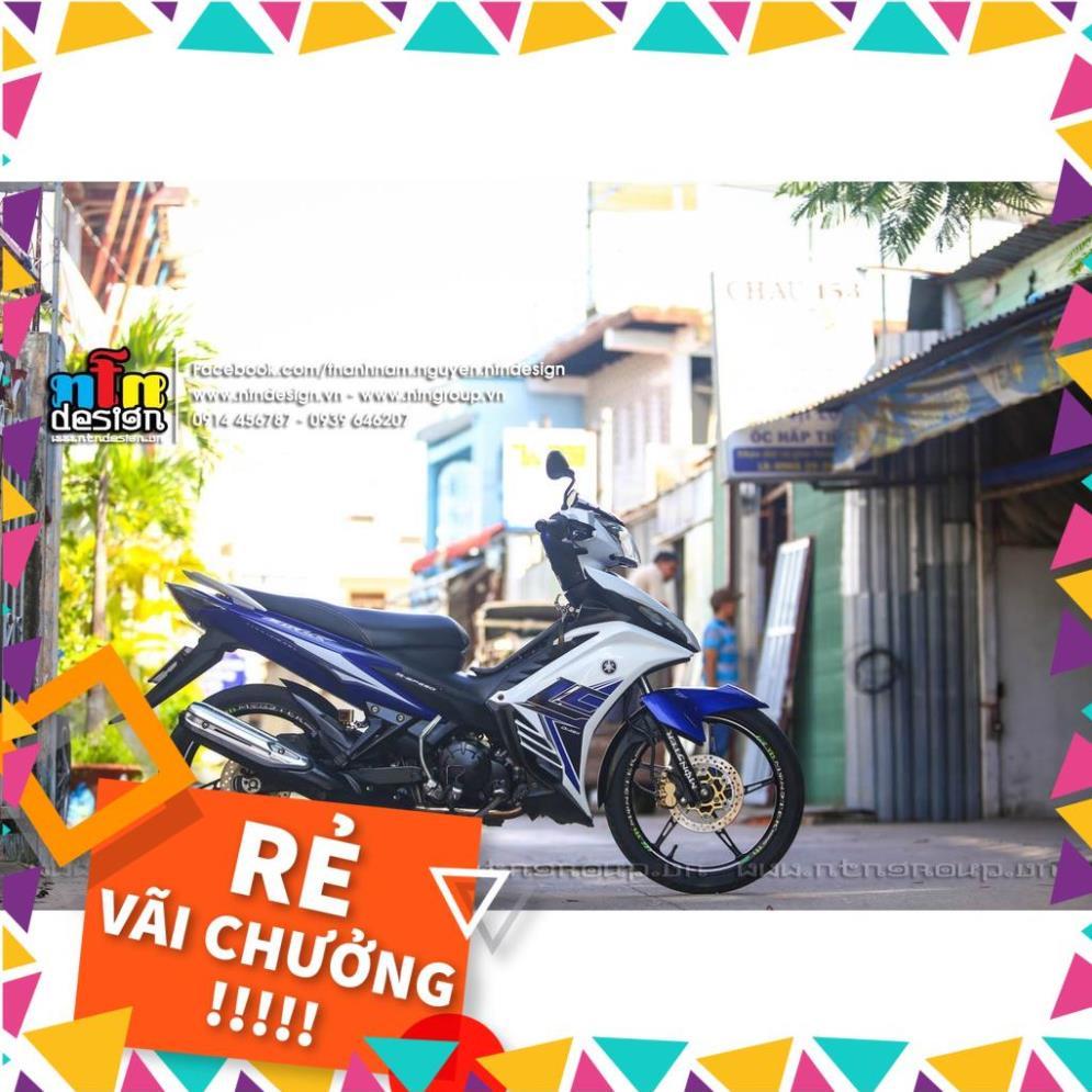 Tem Rời Exciter 135 Mẫu LC Trắng Xanh GP