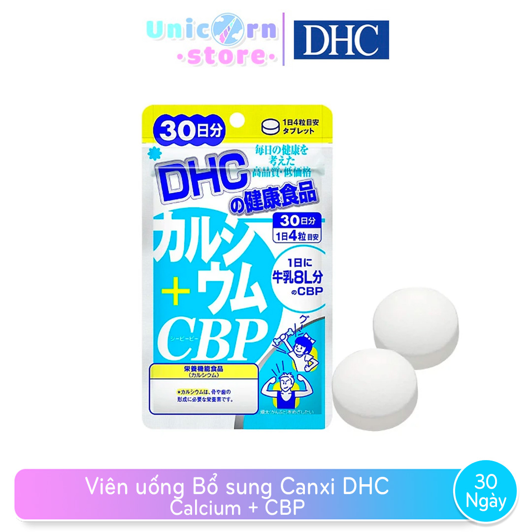 Viên uống Bổ sung Canxi DHC Calcium + CBP 30 Ngày