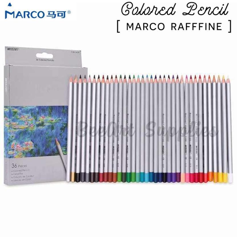 Bút chì màu MARCO RAFFINE Set 12/24/36 mầu chì cao cấp - TIỆM NHÀ MILK