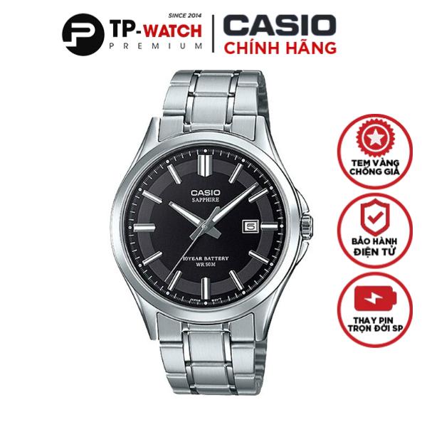 Đồng Hồ Nam Dây Thép Casio Standard MTS-100D-1AVDF Chính Hãng - MTS-100D-1A Pin 10 năm - Kính Sapphire