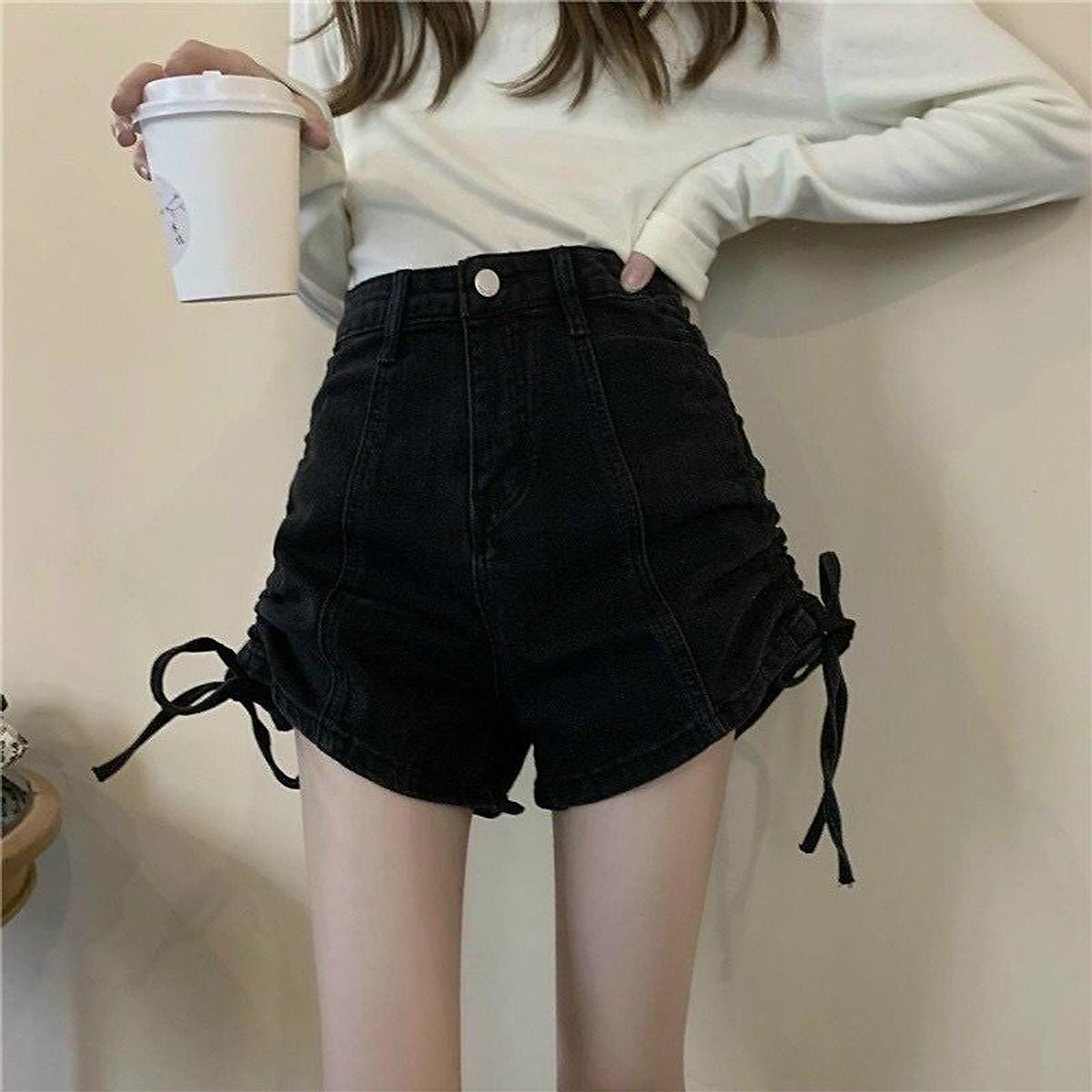 Quần short nữ rút dây 2 hông cạp cao tôn dáng alohaHàng đẹp, đường may sắc nét, Thiết kế hiện đại, trẻ trung, năng động