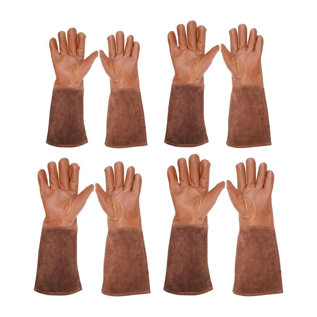 Pairs of 2 Rose Pruning Gloves Thorn Proof Gardening Gloves Work Gloves for