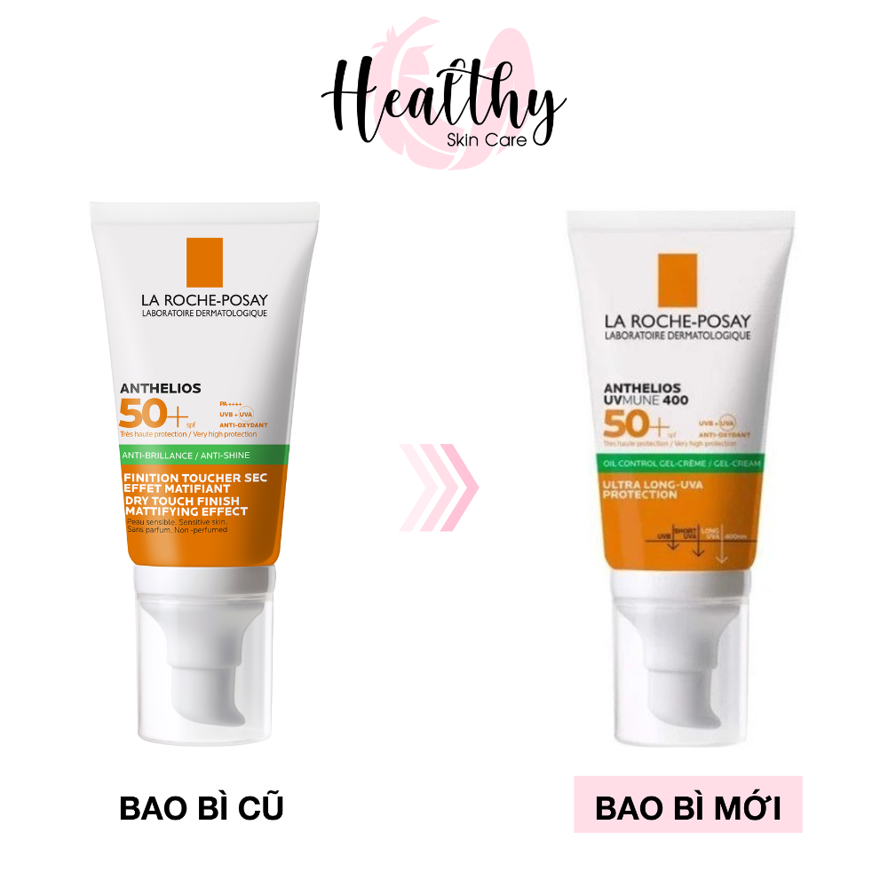 Kem Chống Nắng Không Màu Kiểm Soát Dầu La Roche-Posay Anthelios XL Dry Touch Gel-Cream SPF 50+ UVB &amp; UVA (50ml)