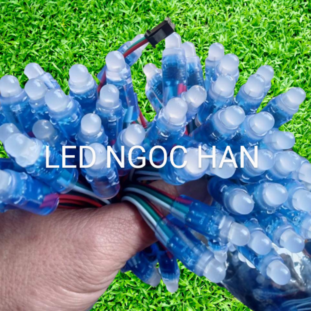 50 Led full color ic 1903 làm phá.o hoa (khoảng cách bóng 8cm)