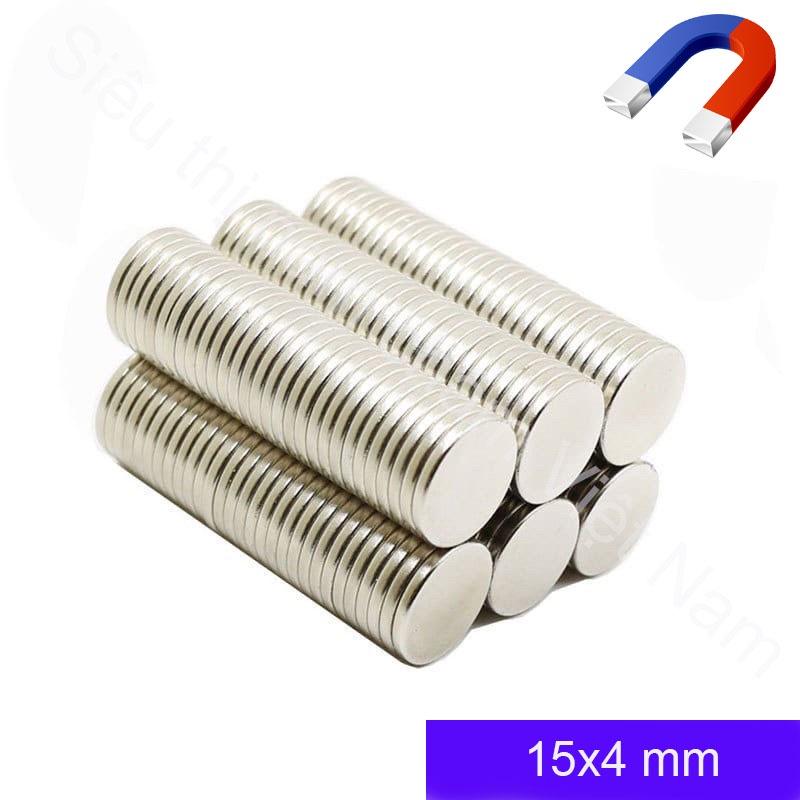 Nam Châm Tròn 15x4, 15x5, 15x6 đường kính 15mm siêu hít tiện dụng