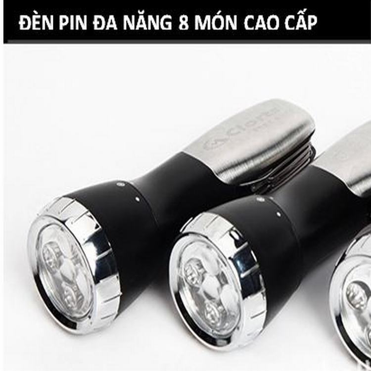 Đèn Pin cầm tay 8 chức năng cao cấp