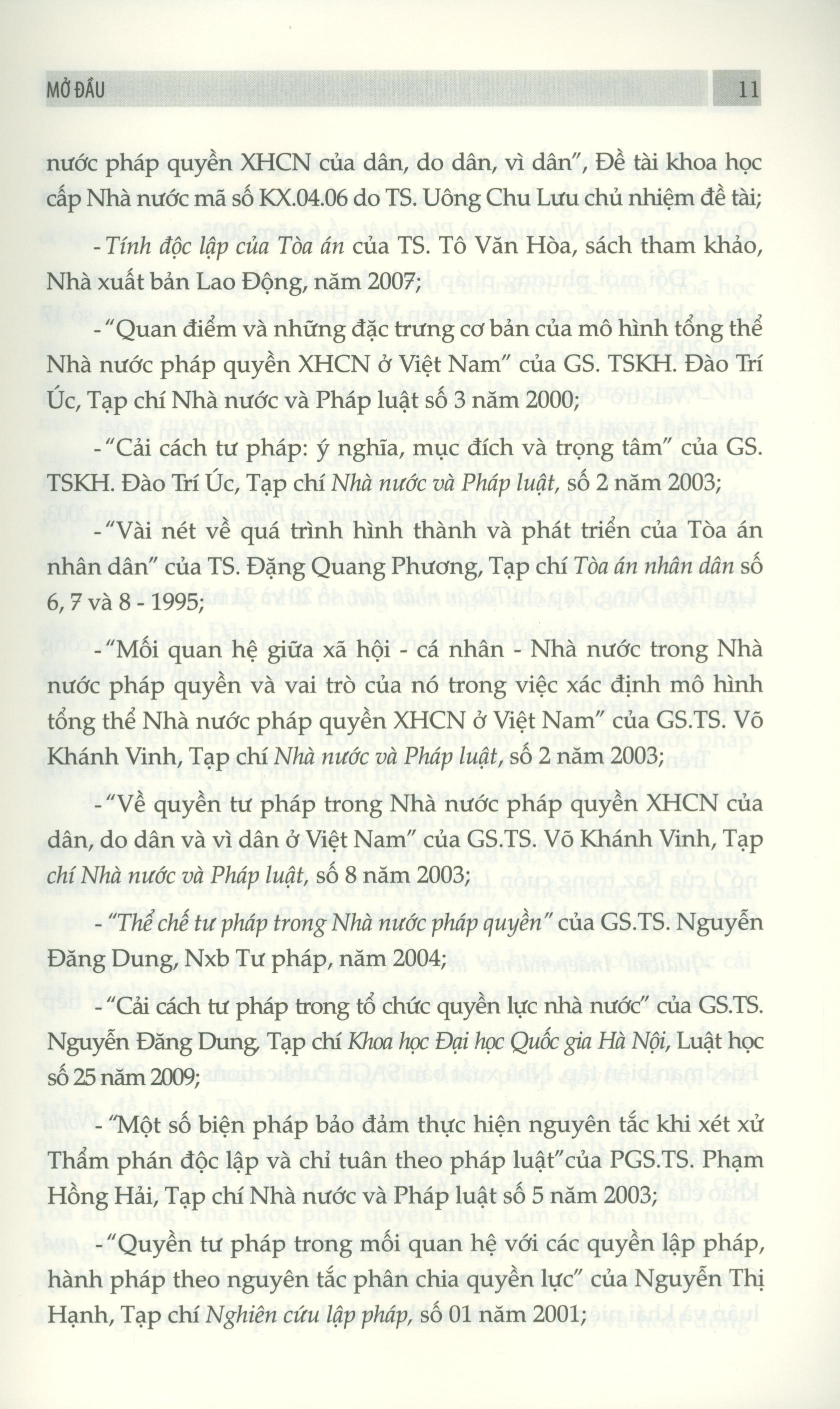 Hệ Thống Toà Án Việt Nam Trong Điều Kiện Xây Dựng Nhà Nước Pháp Quyền