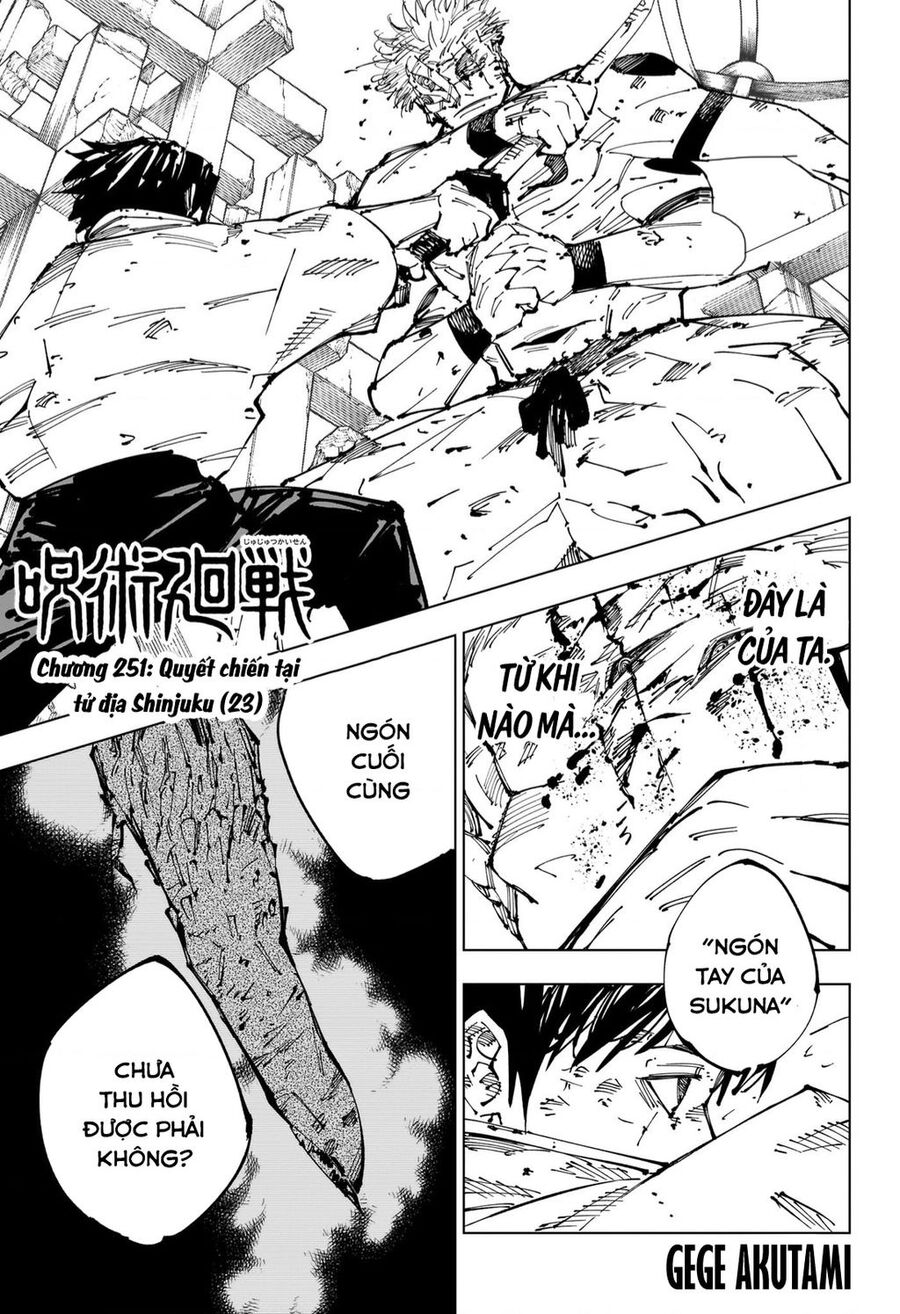 jujutsu kaisen - chú thuật hồi chiến chapter 251 2