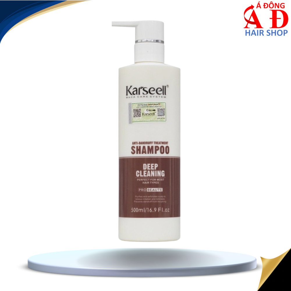 Dầu gội Karseell Maca Deep Cleaning Anti-Dandruff Shampoo ngăn ngừa gàu ngứa 500ml