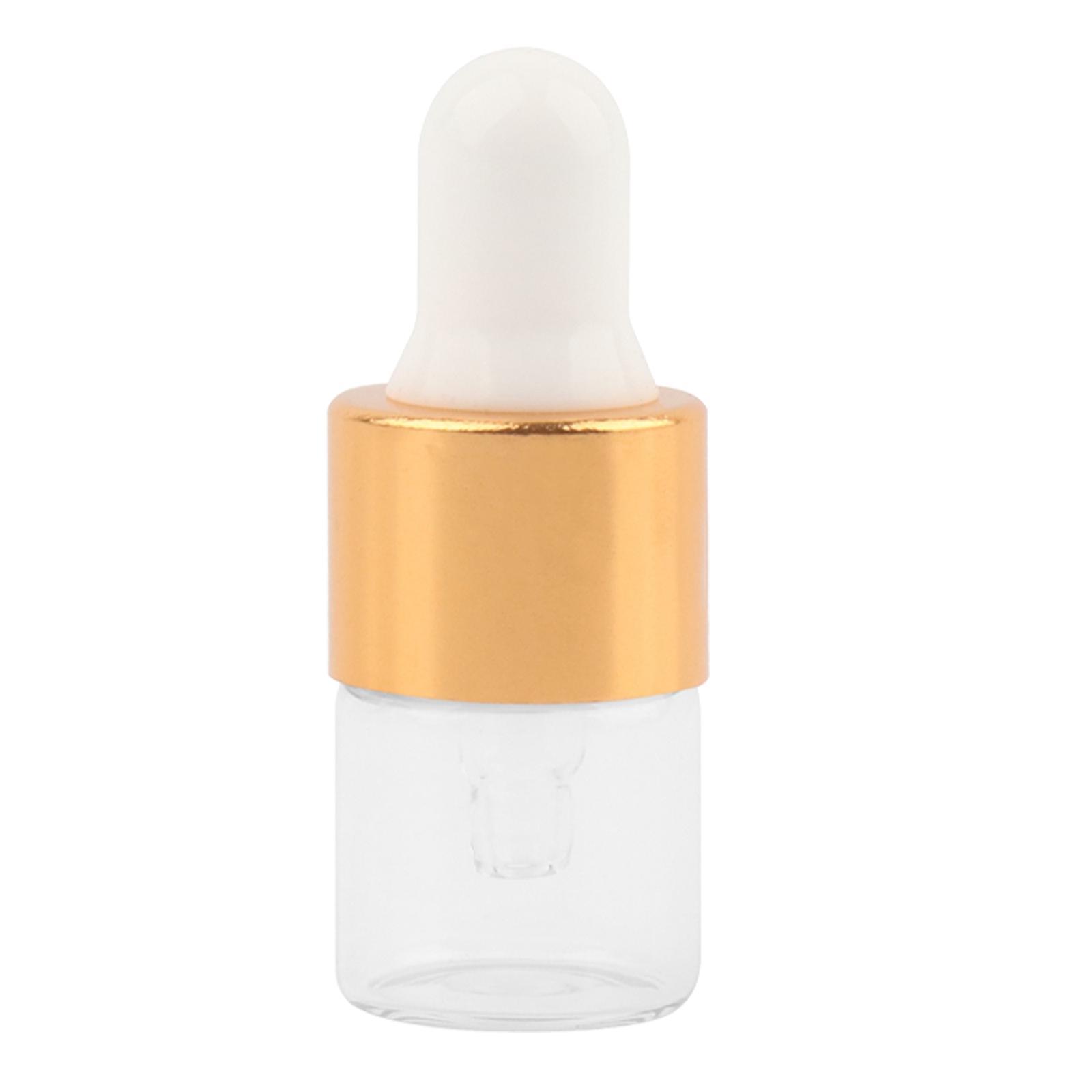 50x Portable Essential Oil Bottle Mini Dropper Bottles for Liquid Travel
