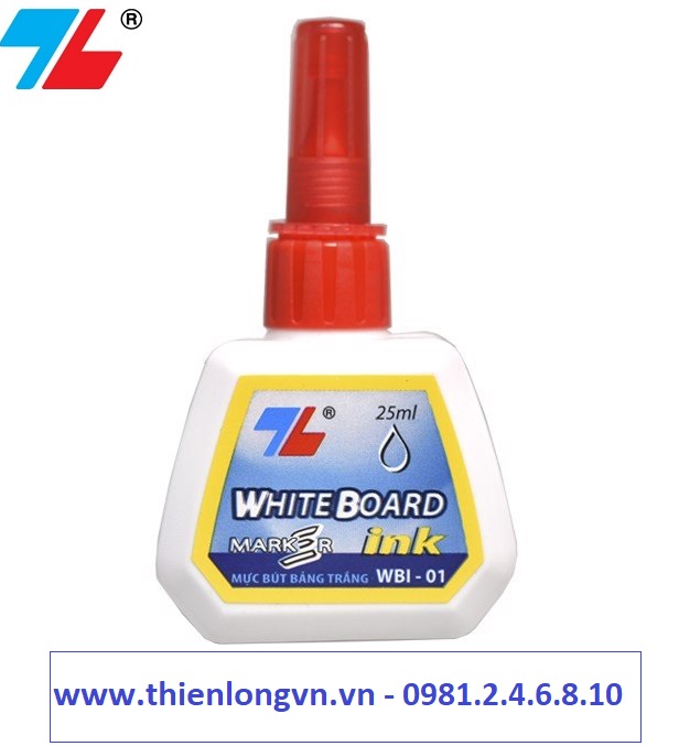 Mực bút lông bảng Thiên Long WBI-01 mực đỏ