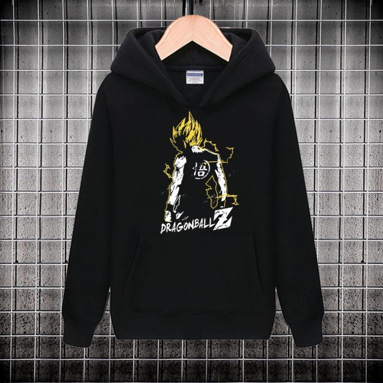 NEW Áo Hoodie Đen Anime Dragon Ball - Hoạt Hình 7 Viên Ngọc Rồng giá xưởng giá tận xưởng