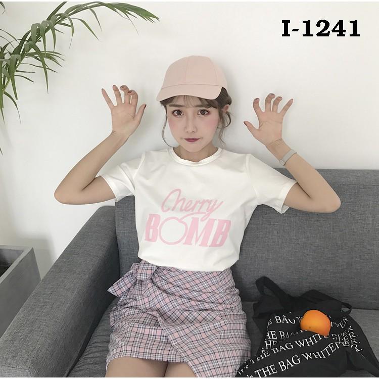 Áo Thun Nữ Cherry Bom Điệu Đà