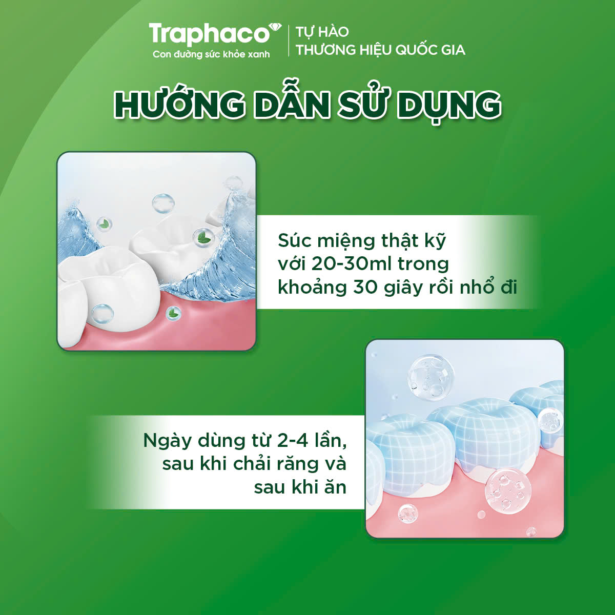 NƯỚC SÚC MIỆNG T-B - Aroma- SÁT KHUẨN RĂNG - MIỆNG - HỌNG- 500ml/ chai