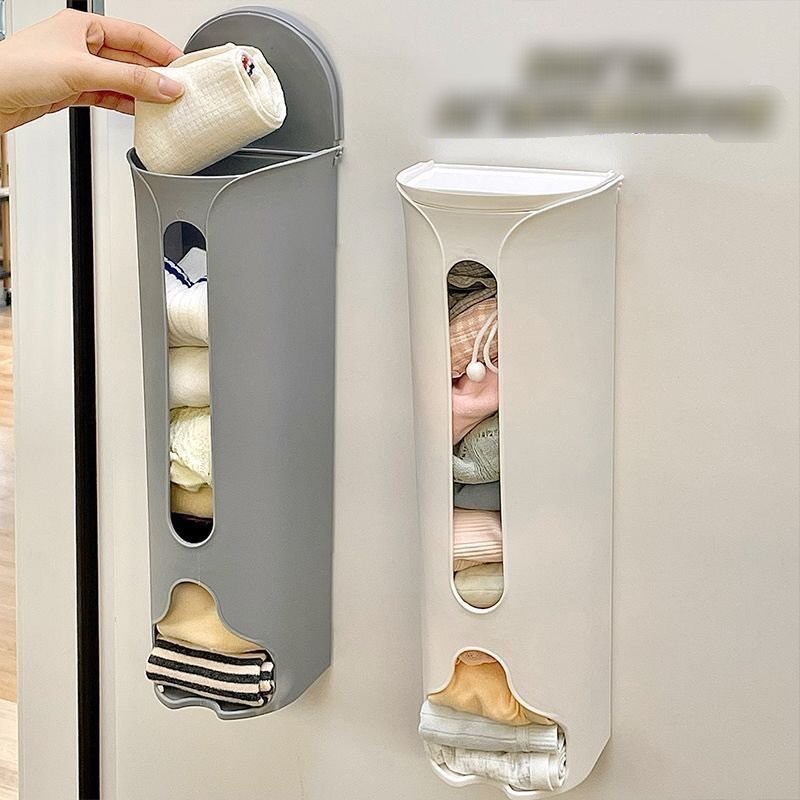 Hộp đựng đồ lót , tất vớ treo tường 3 trong 1 có nắp ,hộp đựng túi nilon thừa, túi rác nilong dán tường ,có thể tháo rời ,bảo quản đồ luôn sạch sẽ và ngăn nắp , tiết kiệm không gian và thời gian 