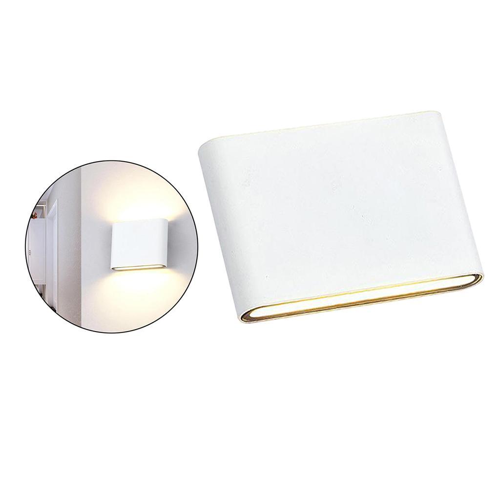 3000K Waterproof LED Up Down Wall Lamp Light Warm White 6W White