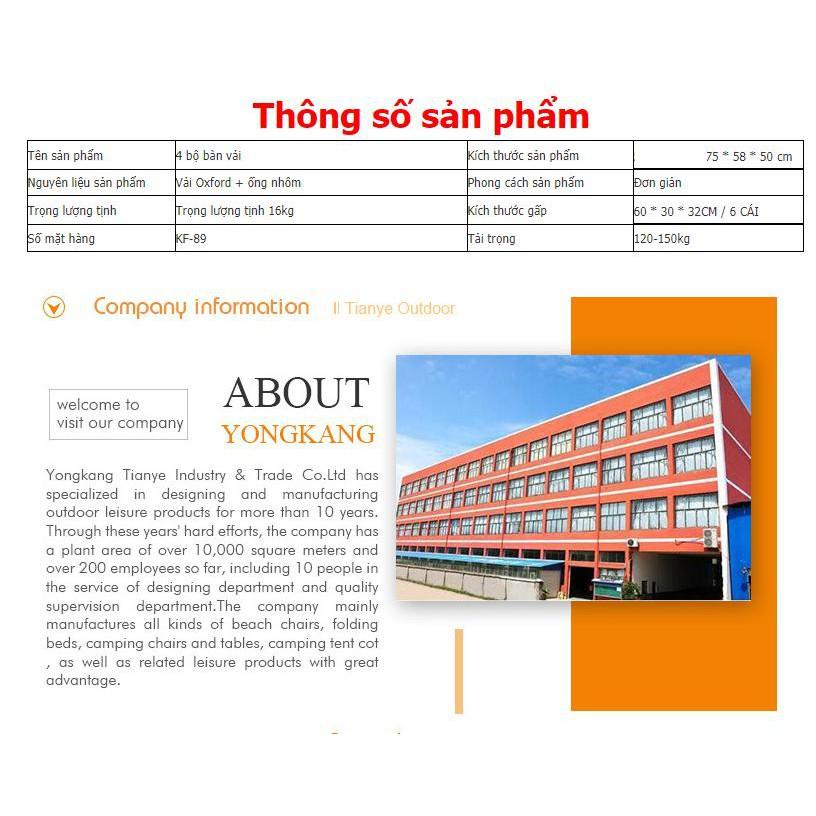 Bàn ghế xếp Dã Ngoại Nhôm cao cấp 6061