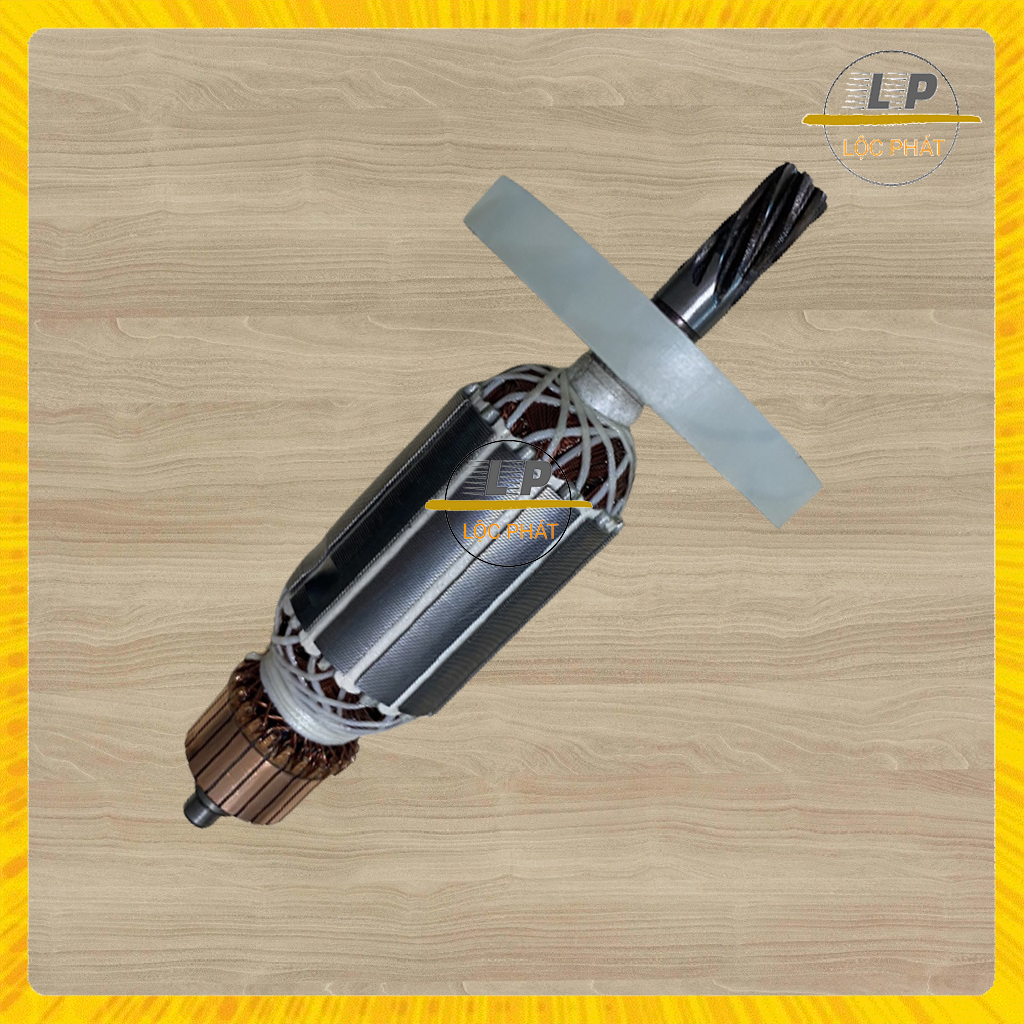 Rotor máy đục 0810-1 Nhông 7 Răng dấu huyền Thân 41mm Dài 174mm