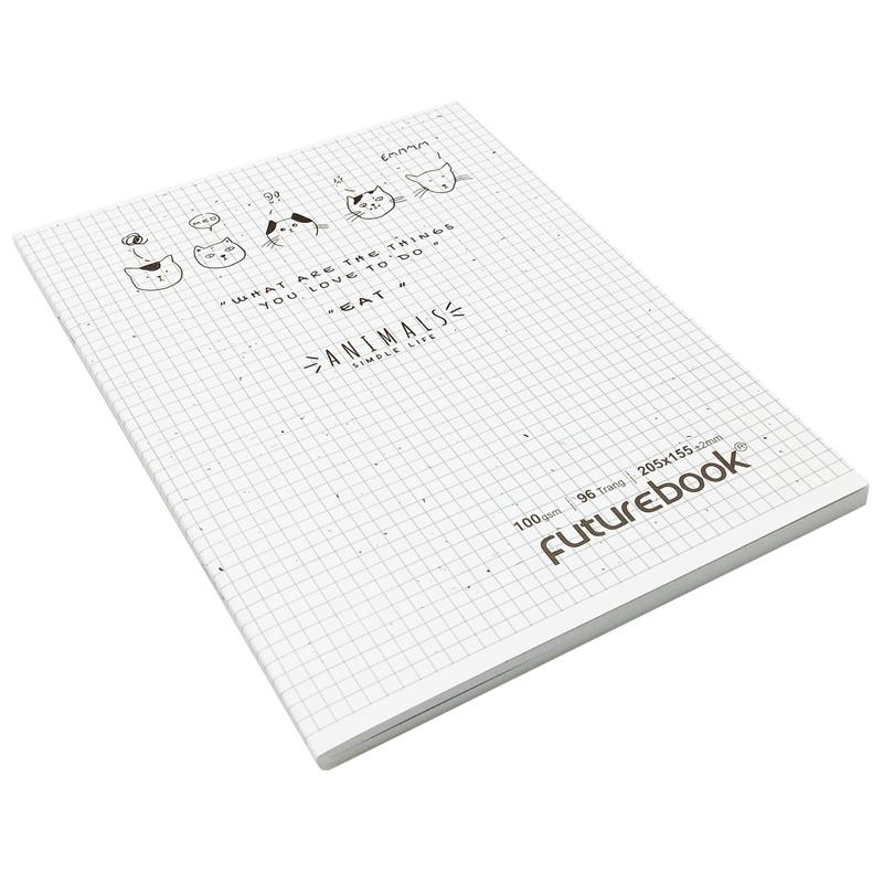 Tập Học Sinh Animals A5 - 4 Ô Ly - 96 Trang 100gsm - futurebook DK021 (Mẫu Màu Giao Ngẫu Nhiên)