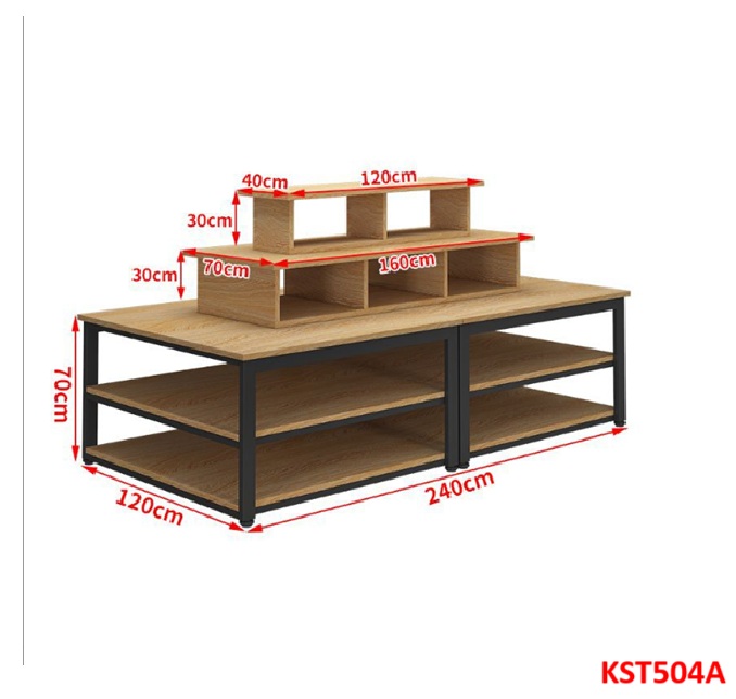 Kệ trưng bày sản phẩm, hàng hóa , kệ siêu thị , cửa hàng KST504A - NỘI THẤT LẮP RÁP VIENDONGADV