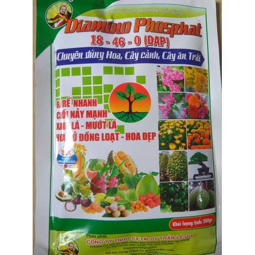 Phân bón NPK 18-46-0-DAP BIOMAX gói 200G