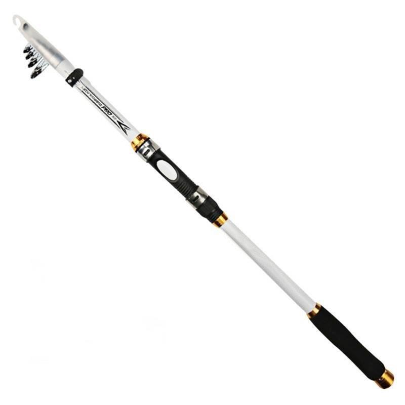 Bộ cần câu cá trắng - Cần carbon cao cấp - Tặng kèm cước BCC92