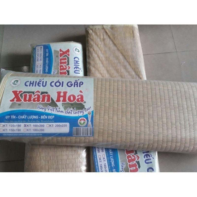Chiếu cói Xuân Hoà gập đôi 1.2m/1.4m/1.5m/1.6m/1.8m/2m