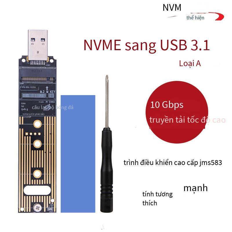 Giao thức nvme kiểu mới nhất SSD sang USB3.1 TYPE-A thẻ bộ điều hợp ổ cứng không dây nội tuyến Giao diện M.2 type-c