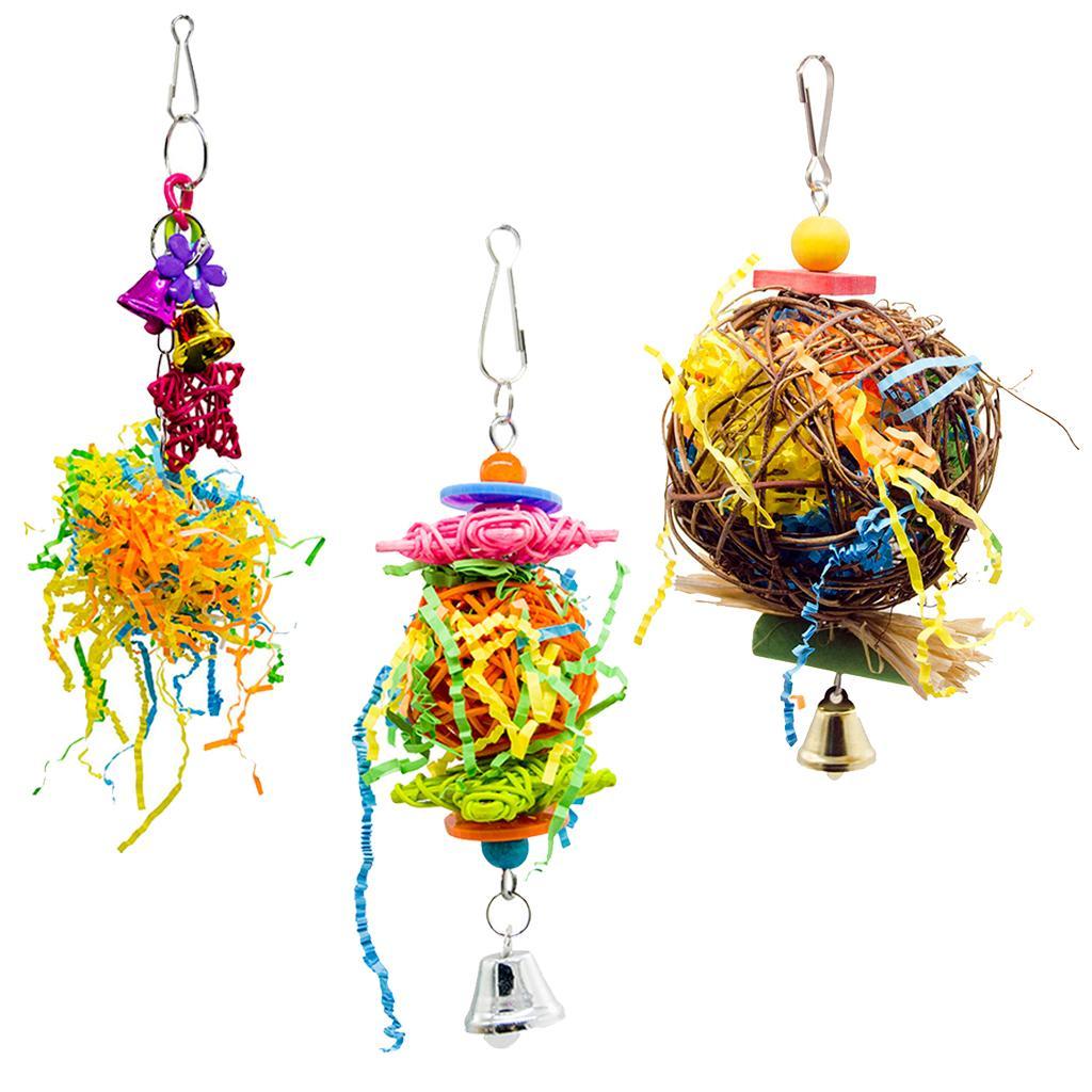 Bird Chewing Toy for Bird Parrot Budgie Cockatiel Parakeet Cage Toy