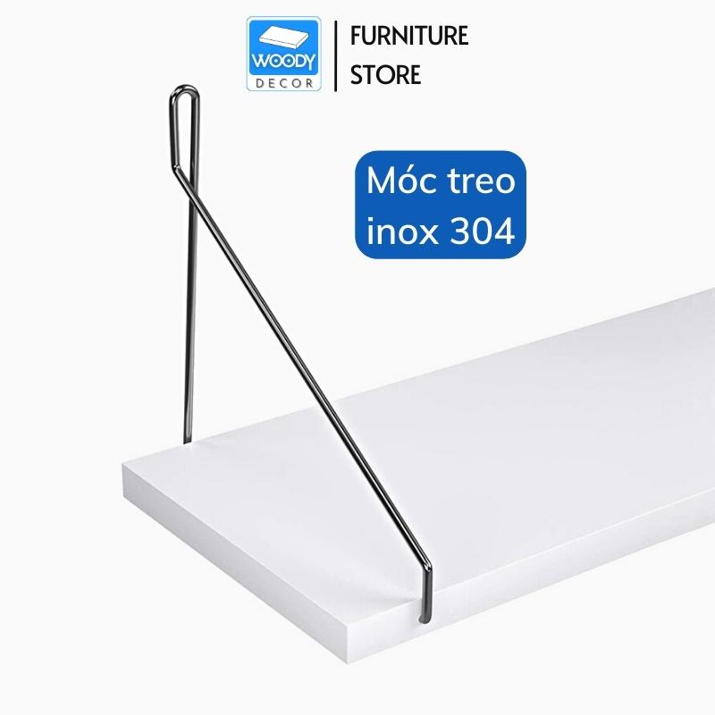 COMBO 2 Móc inox 304 dành cho kệ treo giá sách gỗ kích thước rộng 15cm WOODY mã P5