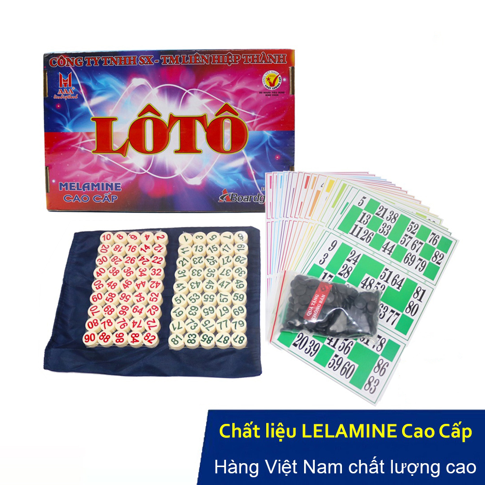 Bộ đồ chơi Cờ Lô Tô LIÊN HIỆP THÀNH chất liệu Melamine Cao Cấp hàng Việt Nam chất lượng cao Board game