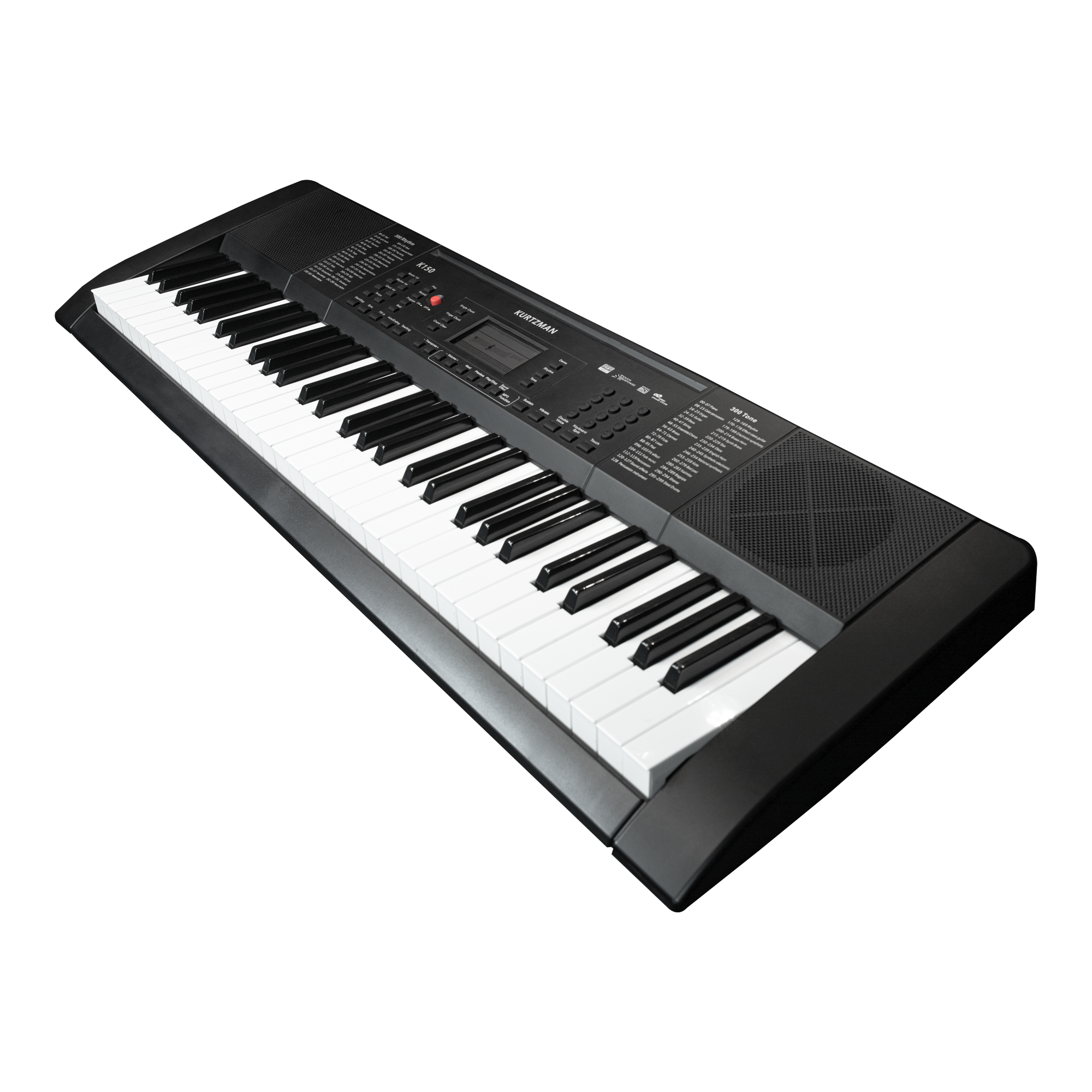 Đàn Organ điện tử, Portable Keyboard - Kzm Kurtzman K150 - Black, best keyboard for beginner - Hàng chính hãng