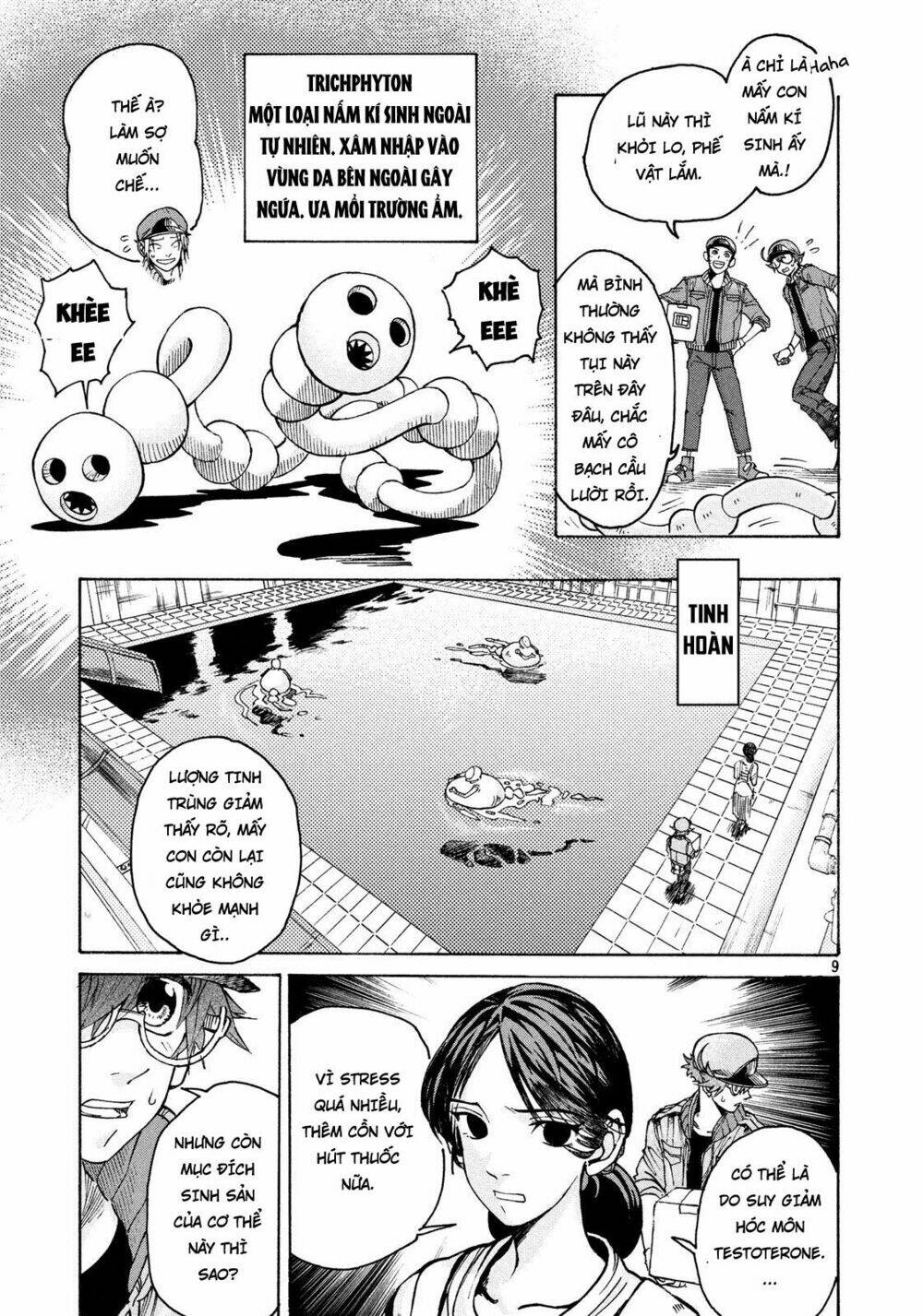 biệt đội tế bào black - hataraku saibou black chapter 6 9