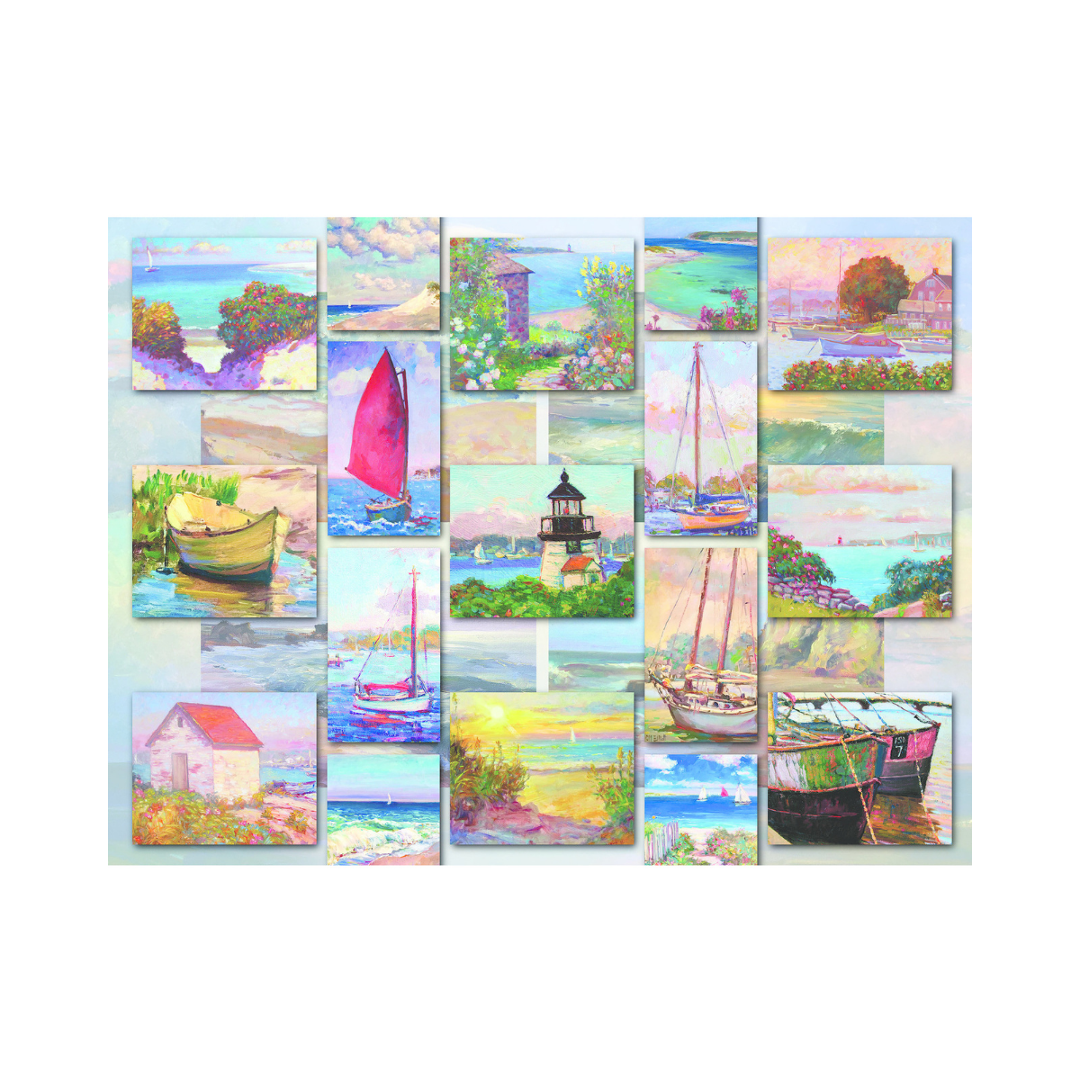 Xếp hình puzzle Coastal Collage 1500 mảnh RAVENSBURGER 168200