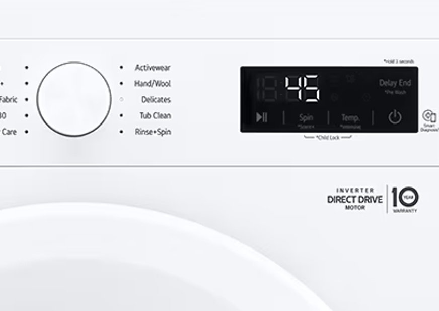 Máy giặt sấy LG AI DD Inverter FB1209D5W.AGWPEVN giặt 9 kg sấy 5kg - Hàng Chính Hãng
