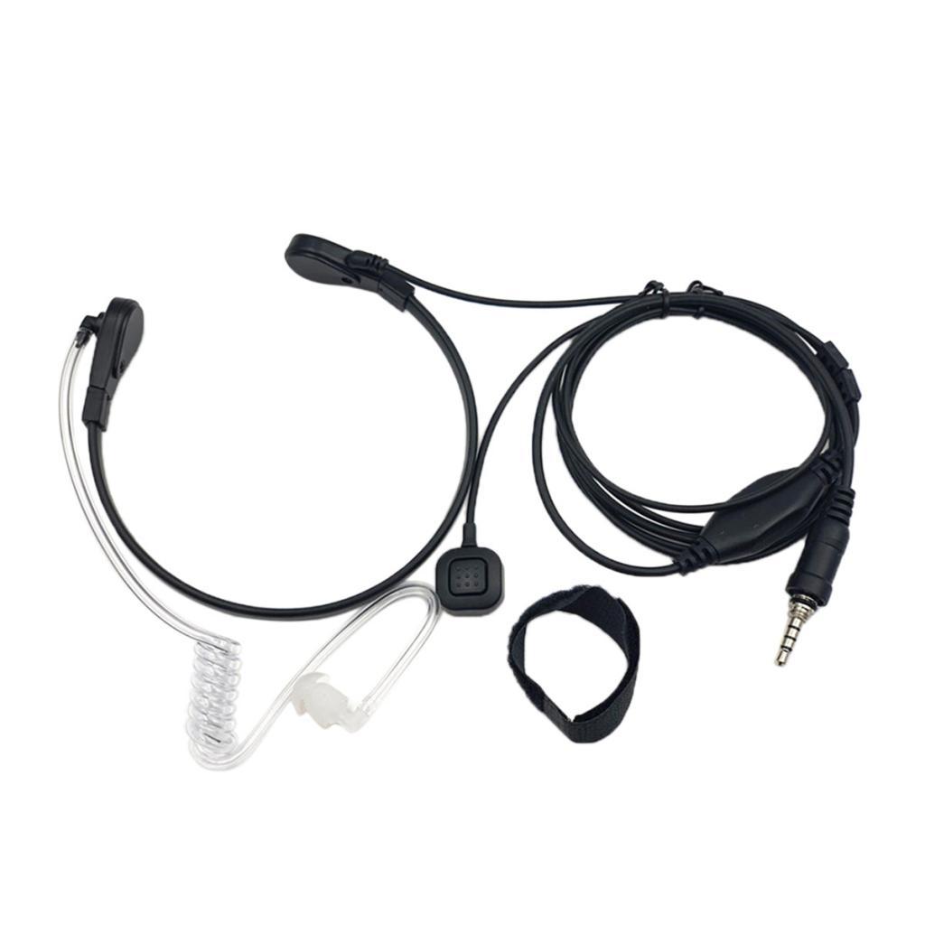 MIC Headset  Acoustic Tube Earpiece with Finger PTT for Vertex 1 Pin