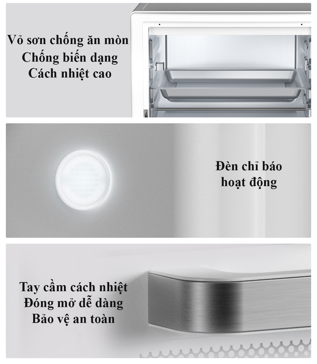 Lò nướng gia đình Viomi 32 lít dung tích lớn, làm bánh và nướng xoay 360 độ tiện lợi Hàng Chính Hãng