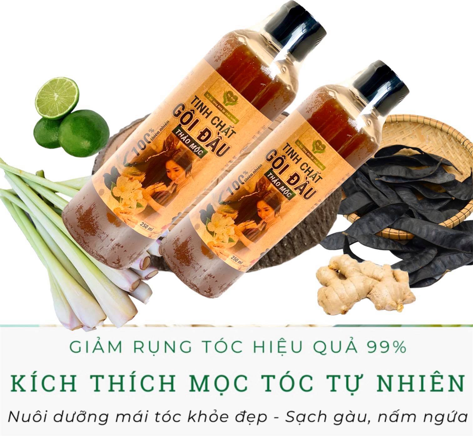 Combo Dầu Gội Thảo Mộc MẸ KEN 500ml & Tinh Dầu Bưởi Nguyên Chất MẸ KEN 100ml kích thích mọc tóc, ngăn ngừa gãy rụng, giảm nấm ngứa - tặng kèm 1 khăn tắm