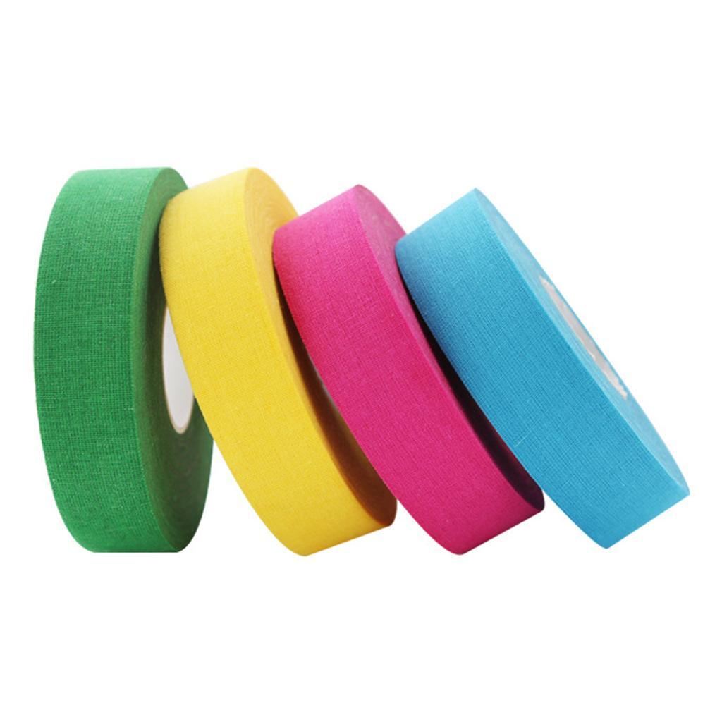 2 Roll Adhesive Ice Hockey Tape Cotton Cloth Stick Handle